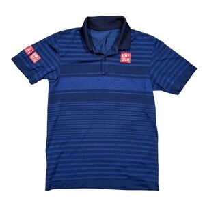 Uniqlo x Kei Nishikori 2017 French Open Tennis Dry-Ex Polo Shirt Mens US XS